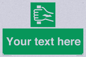 Custom Pull Bar Sign